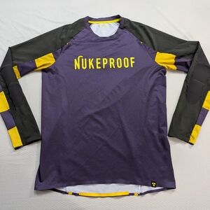 NUKEPROOF Long Sleeve Riding Jersey Mountainbike Lightweight Tear Resistant M-L